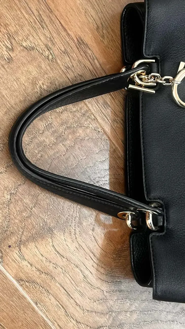 Michael Kors Savannah Large Saffiano Leather Satchel Black